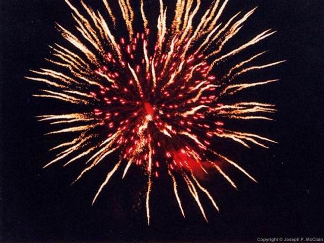 Blazing Fireworks Screen Saver screenshot